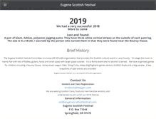 Tablet Screenshot of eugenescottishfestival.com
